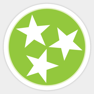 Tennessee TriStar - UFO Green Sticker